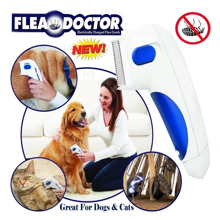 Buy Flea Doctor Electronic Comb for Pet Dogs&Cats Kills&Stuns Fleas